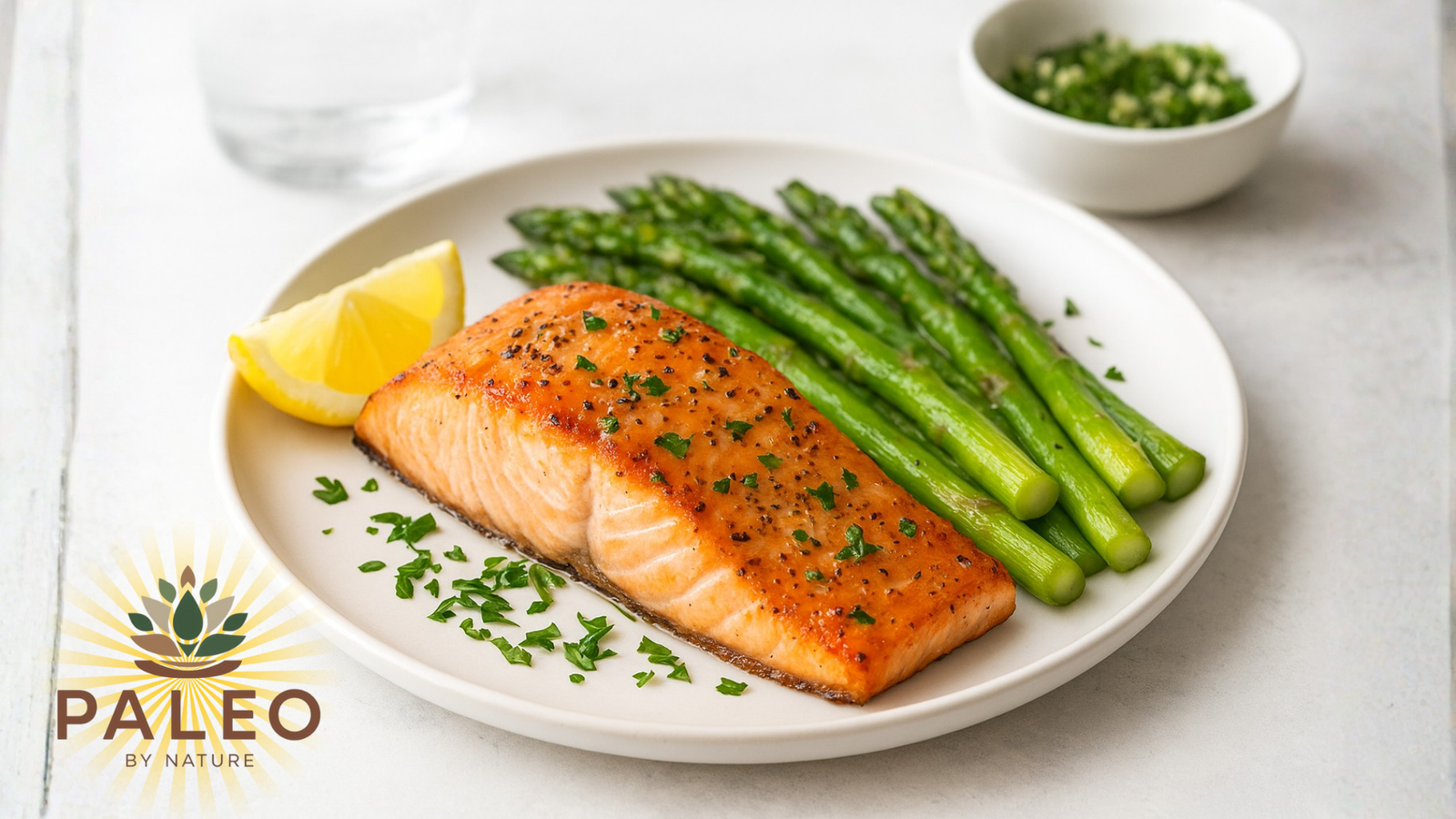 Honey Garlic Salmon with Asparagus